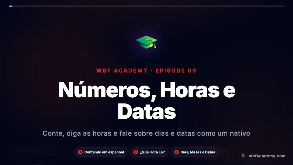 Números, Horas e Datas