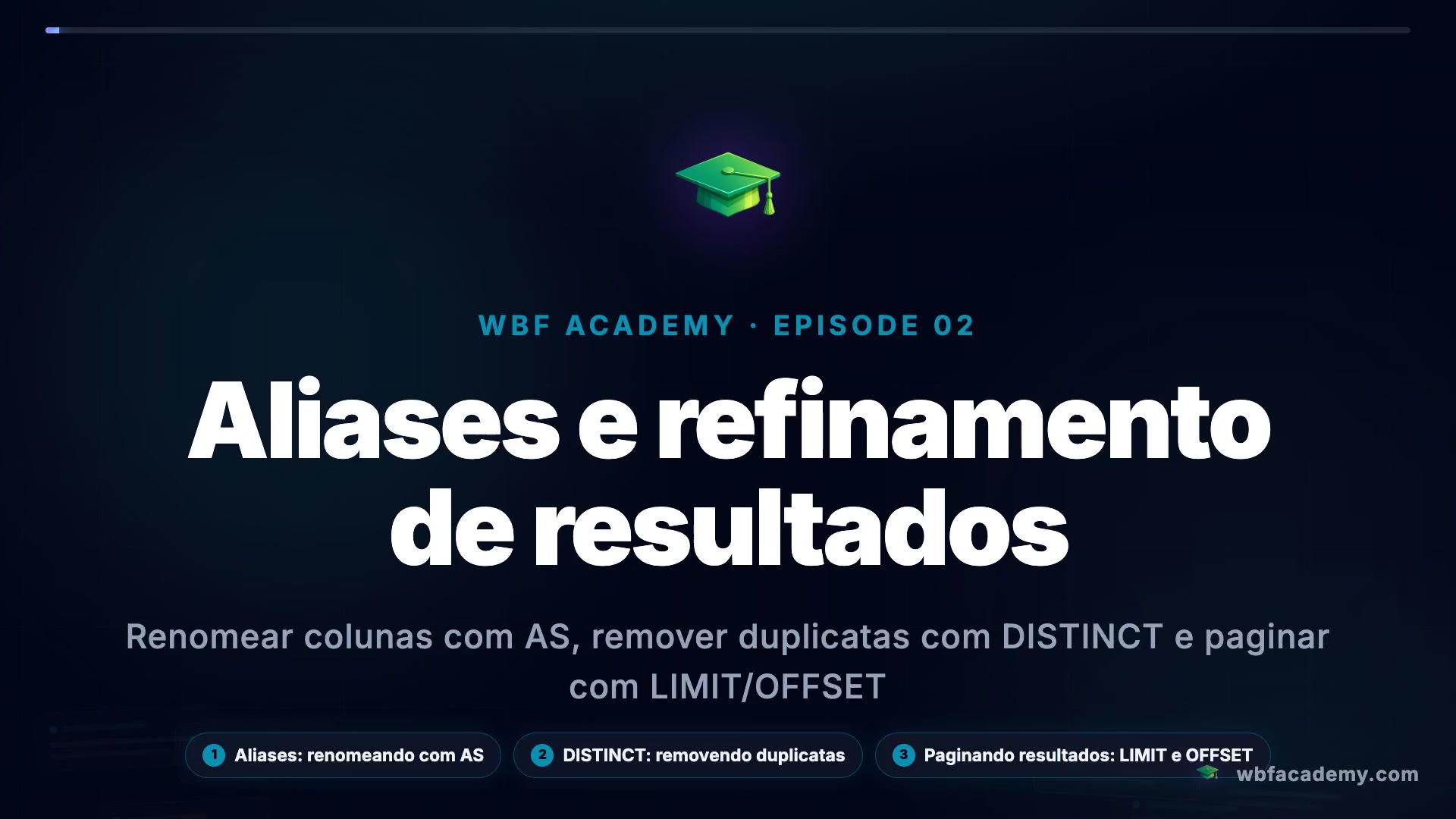 Aliases e refinamento de resultados