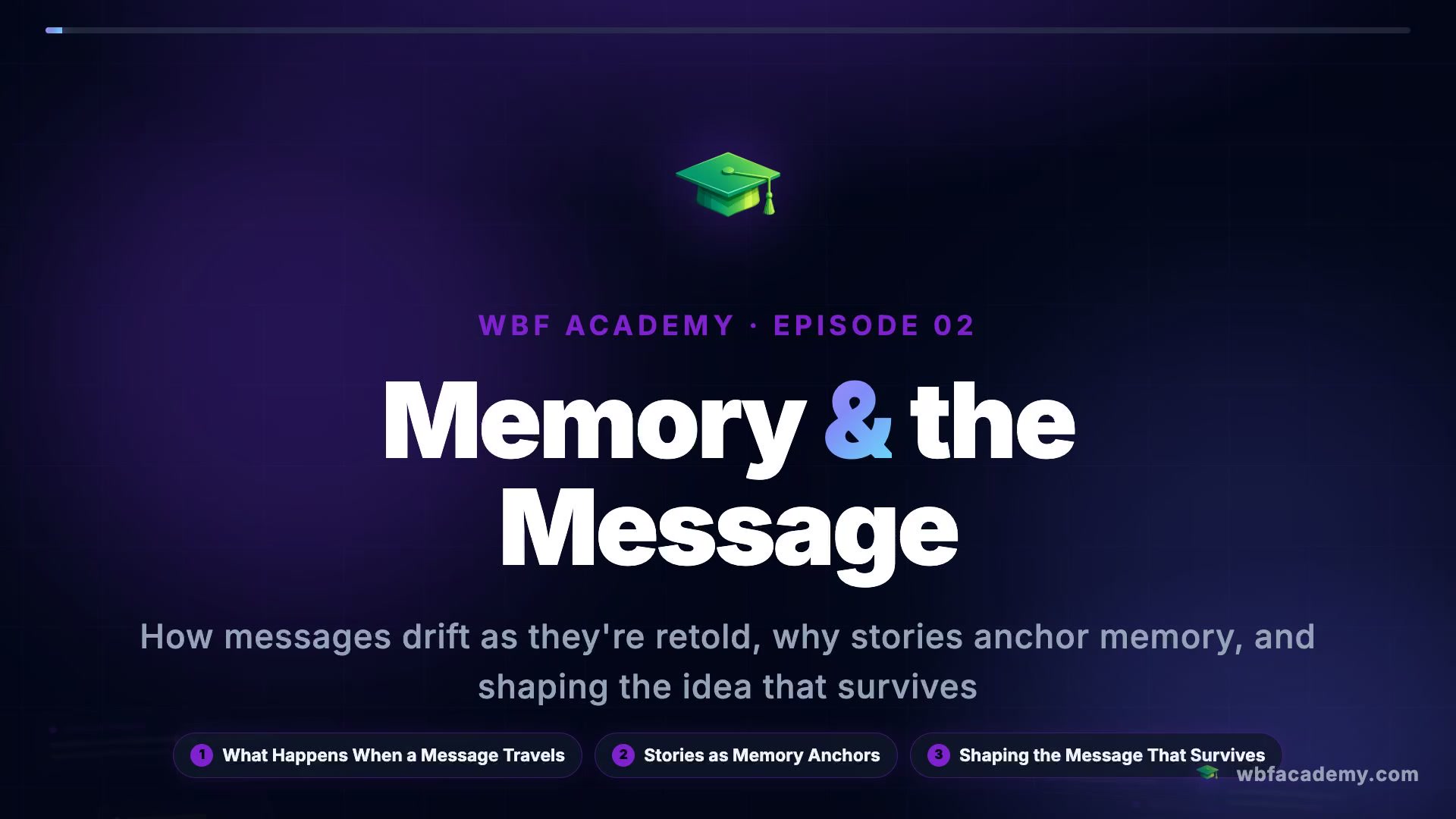 Memory & the Message