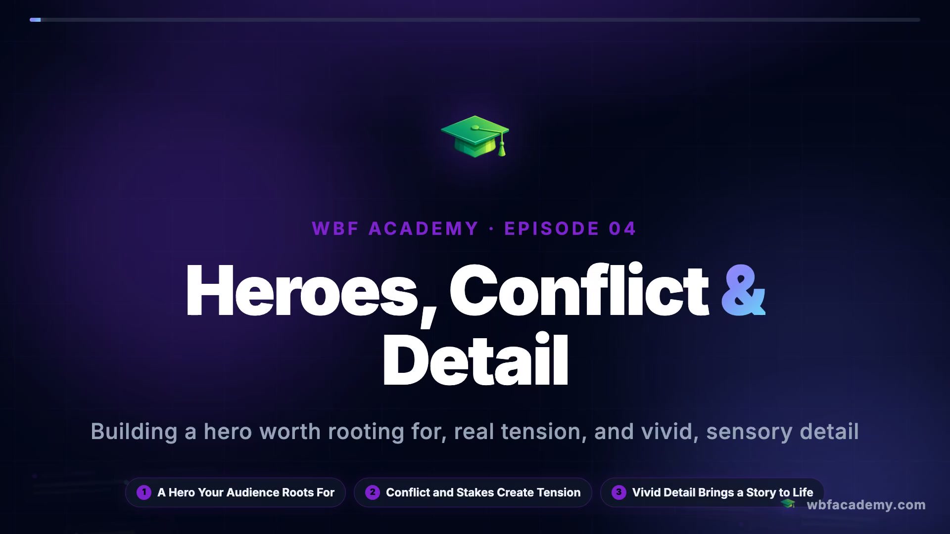 Heroes, Conflict & Detail