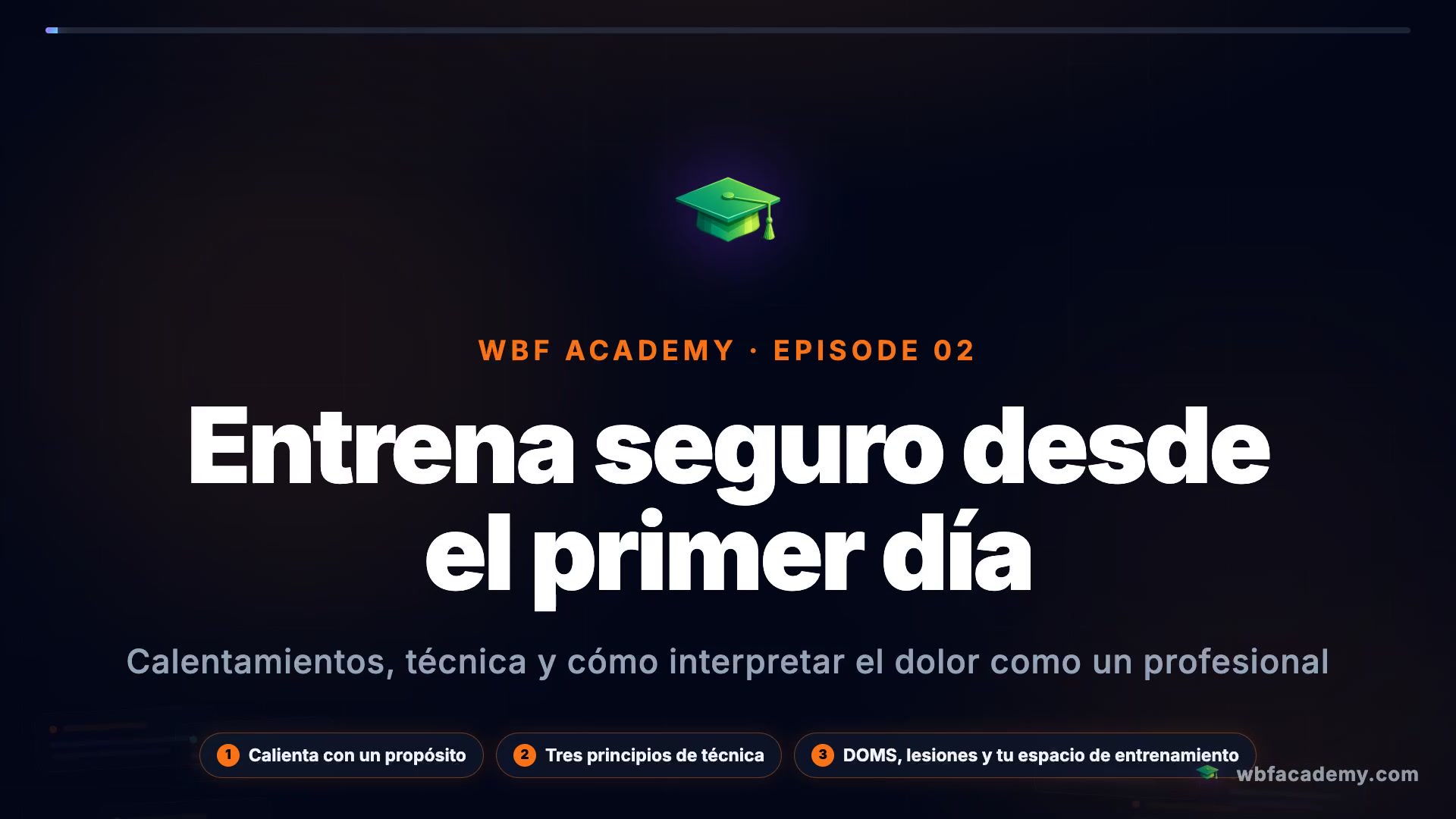 Entrena seguro desde el primer día