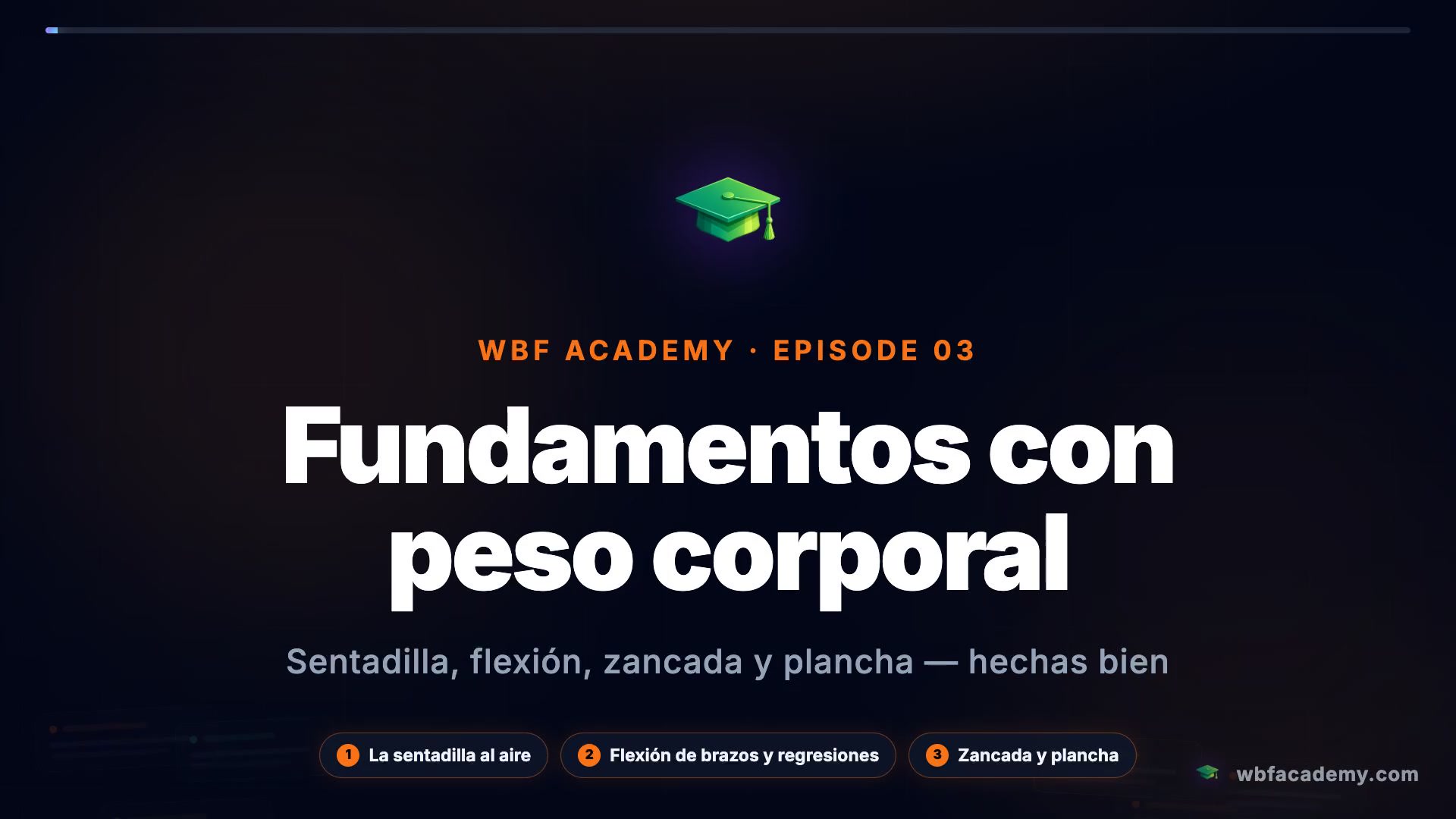 Fundamentos con peso corporal