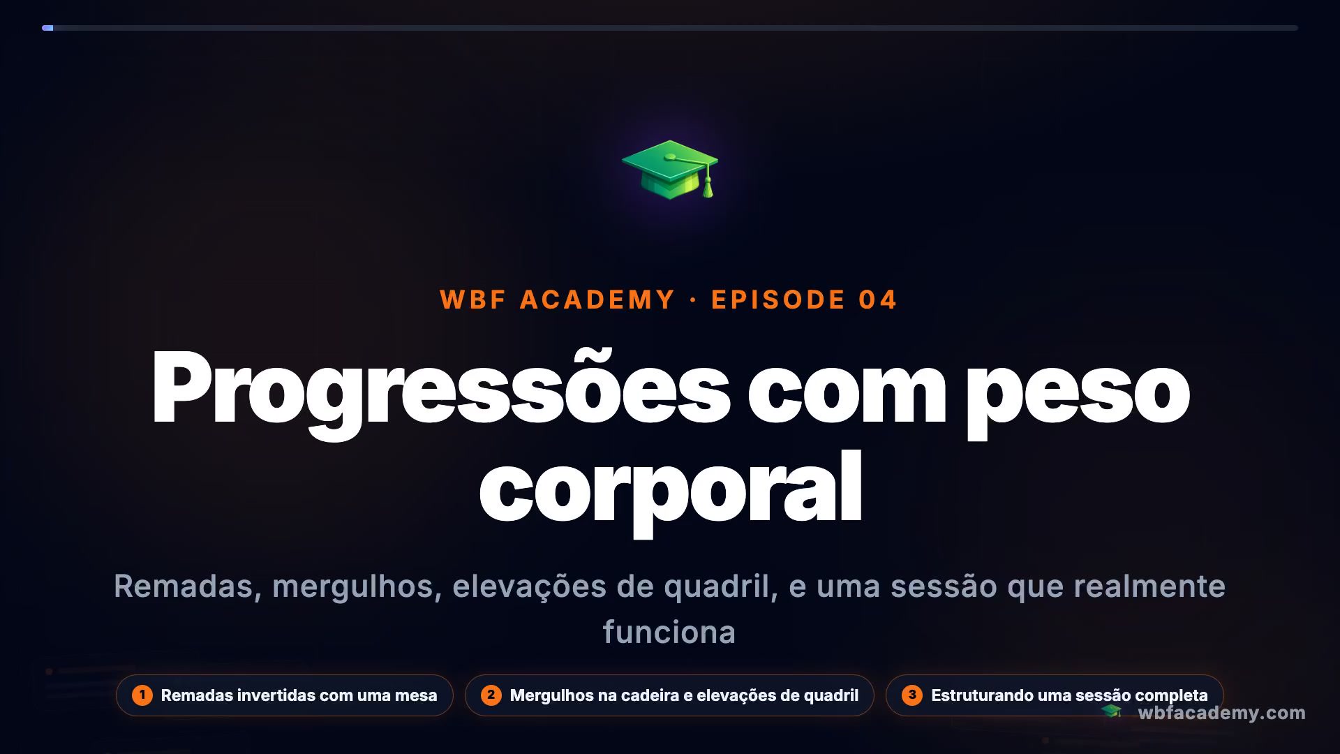 Progressões com peso corporal
