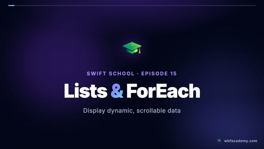 Lists & ForEach