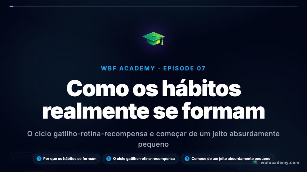Como os hábitos realmente se formam