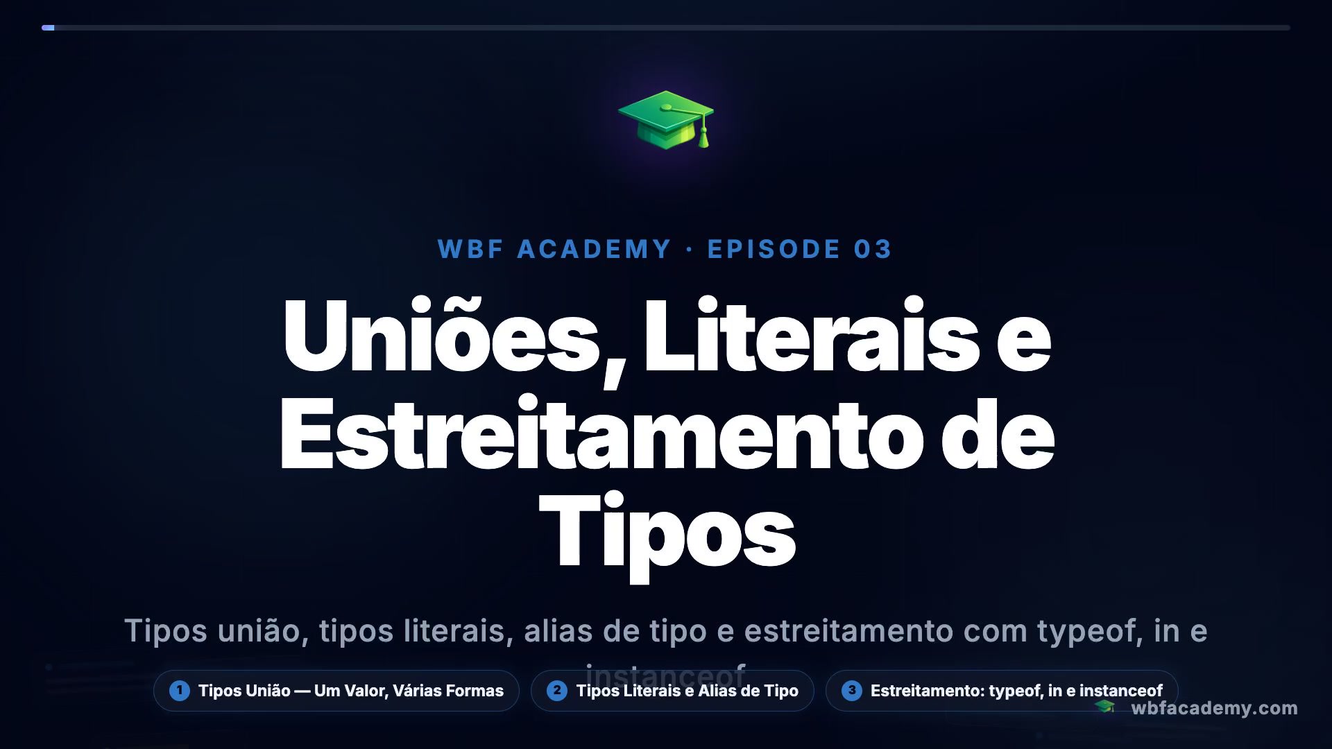 Uniões, Literais e Estreitamento de Tipos