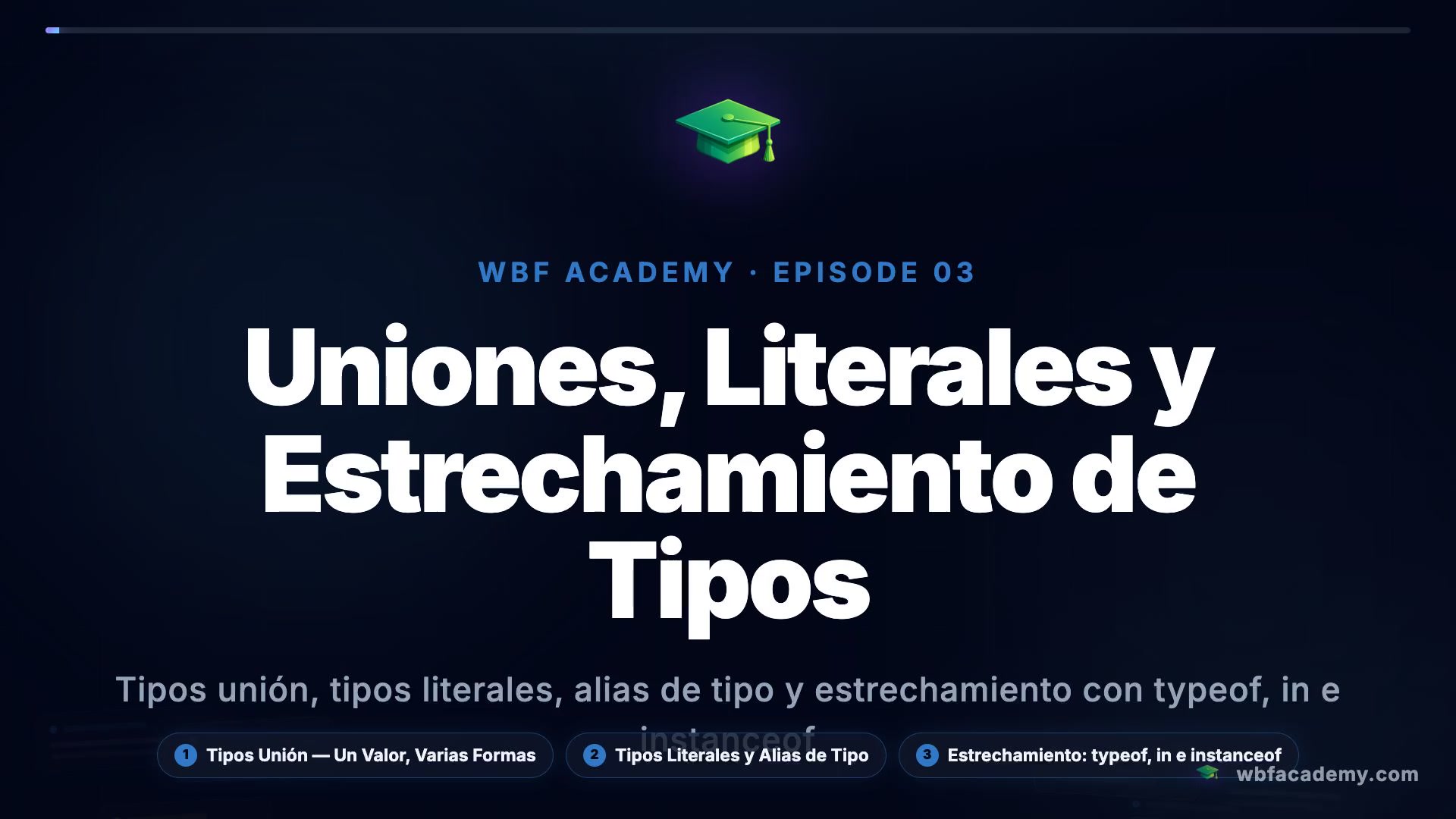 Uniones, Literales y Estrechamiento de Tipos