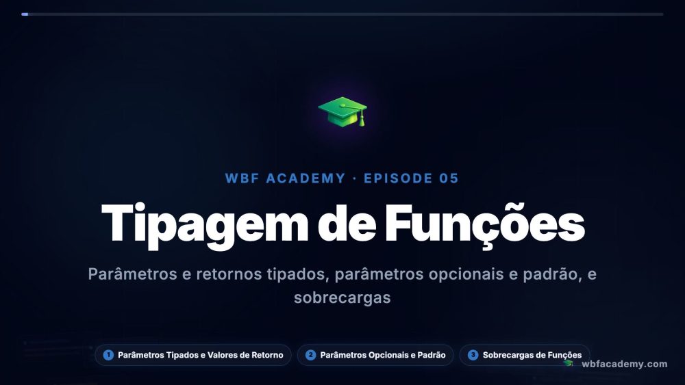 Tipagem de Funções