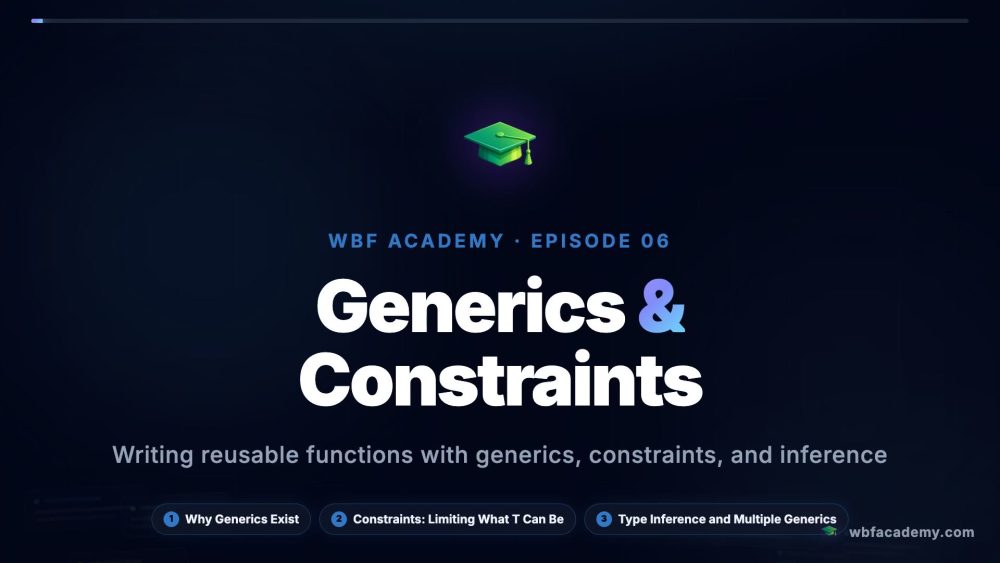 Generics & Constraints