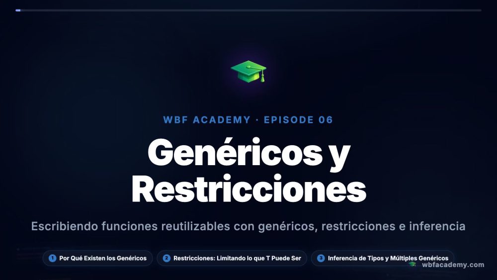 Genéricos y Restricciones