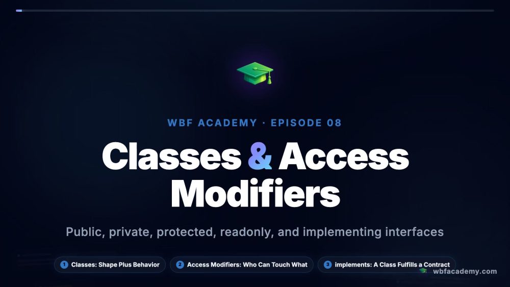 Classes & Access Modifiers