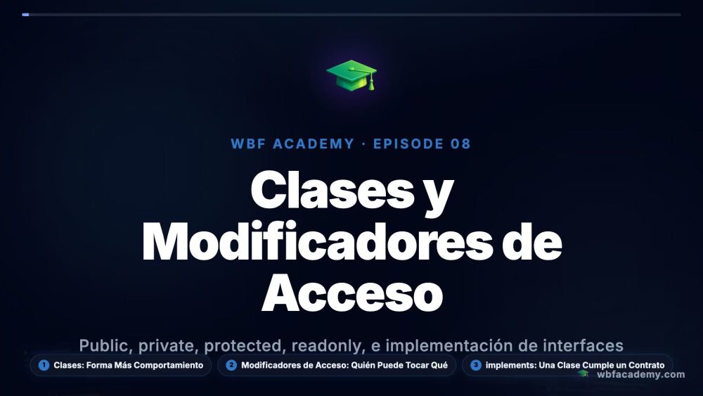 Clases y Modificadores de Acceso