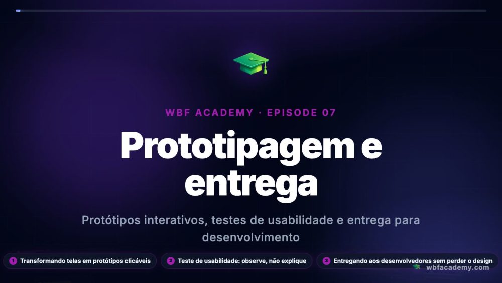 Prototipagem e entrega