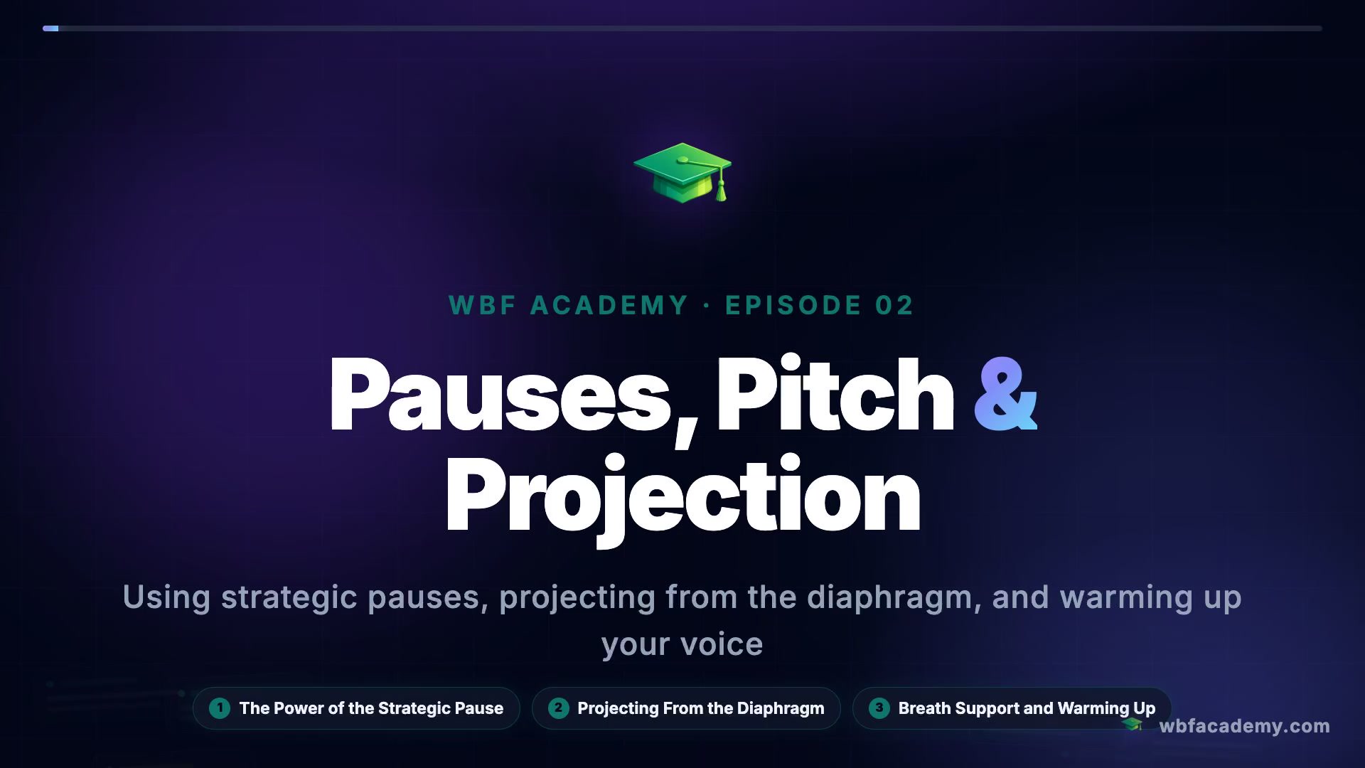 Pauses, Pitch & Projection