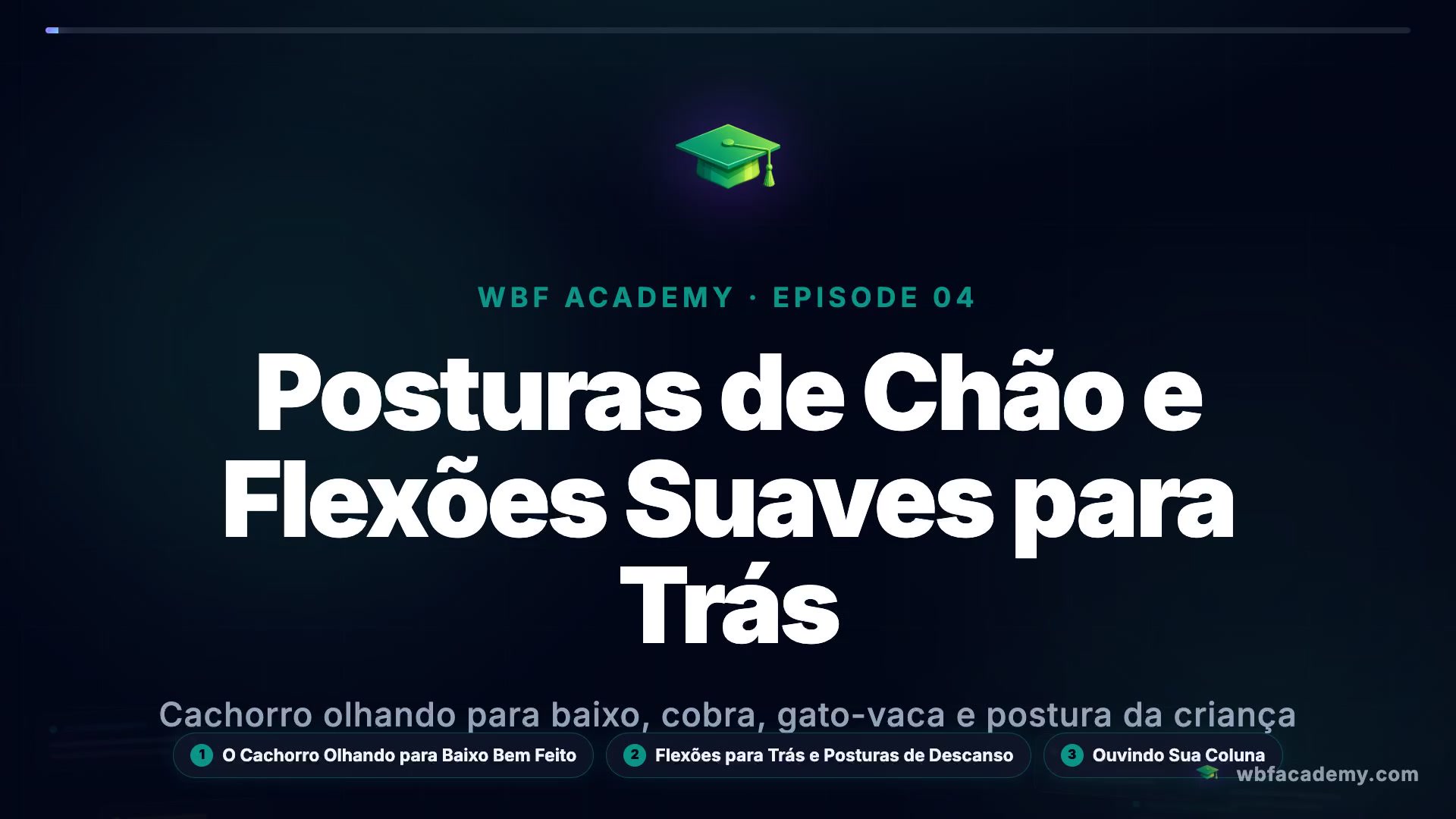 Posturas de Chão e Flexões Suaves para Trás